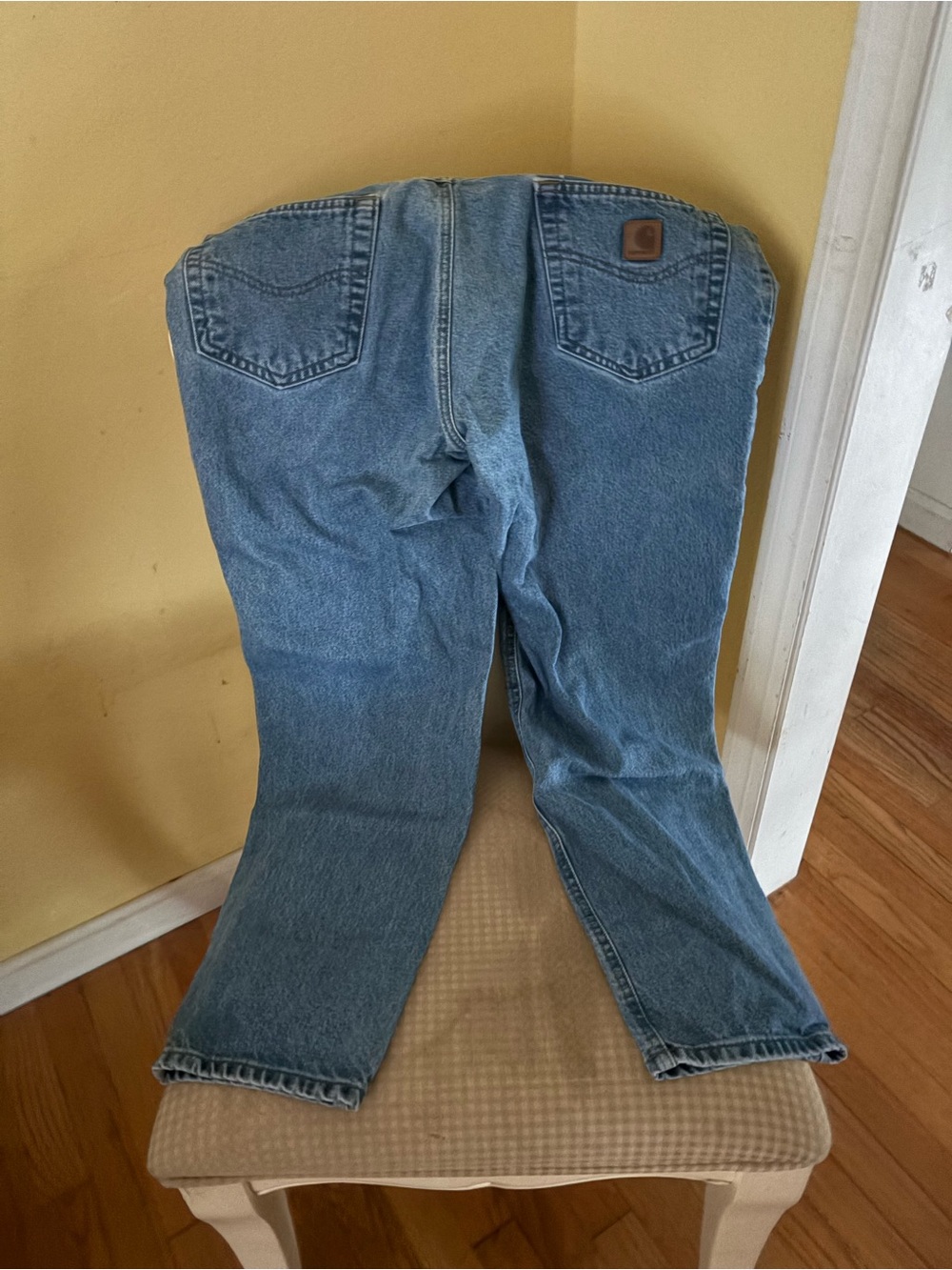 Carhartt Men's Light Blue Relaxed Fit Jeans